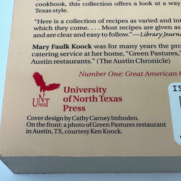 Mary Faulk Koock The Texas Cookbook Recipes Stories Texas Dining History - Picture 4 of 16